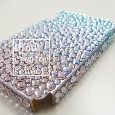 ミンティアケースデコ　ランダムグラデーション