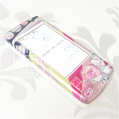 ラミネートデコ　スライド式携帯電話