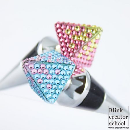 ワインボトルキャップデコレーション・グラデーションデザイン